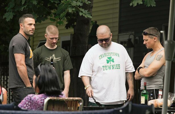 Ben Affleck en Jeremy Renner in The Town