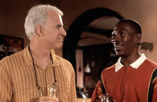 Eddie Murphy en Steve Martin in Bowfinger