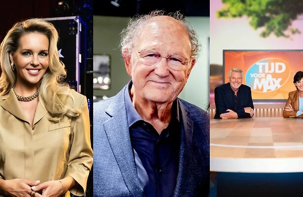 Chantal Janzen, Joop van den Ende, Sybrand Niessen en Martine van Os
