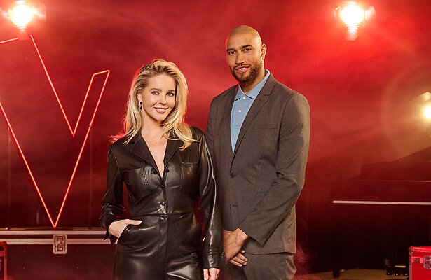 Edson da Graça en Chantal Janzen in The Voice of Holland