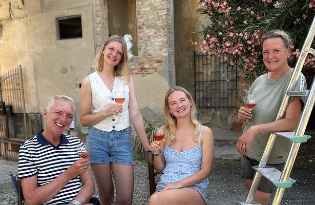 De familie Meiland voor Chateau Meiland: La Dolce Vita