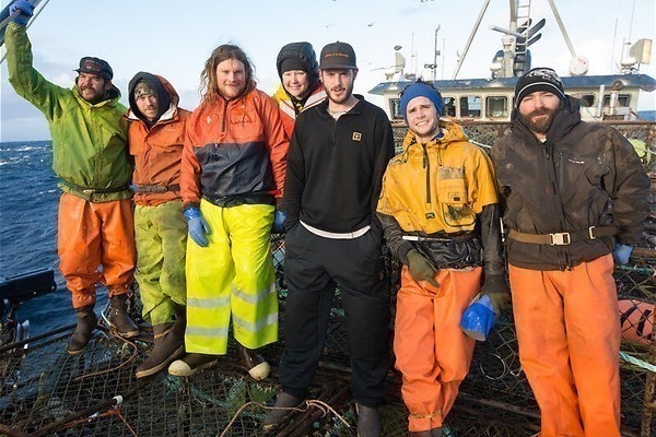 Blind vissen op de Beringzee