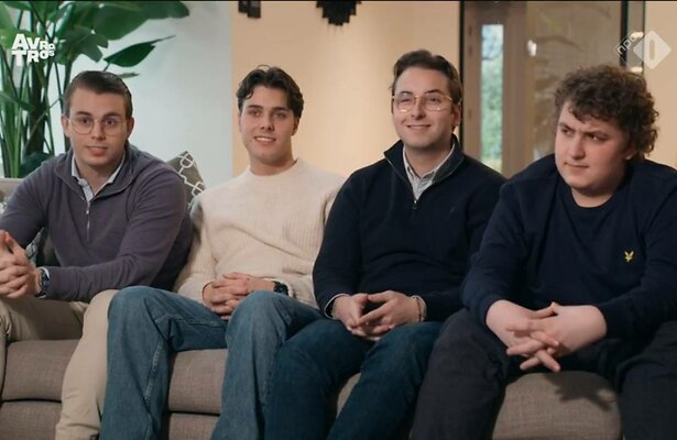 De zoons van Frans en Mariska Bauer.