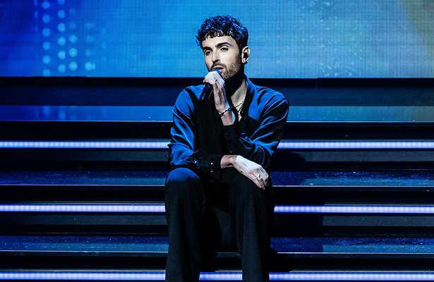 Optreden van Duncan Laurence maandagavond tijdens de uitreiking van de Edison Pop-prijzen. 
