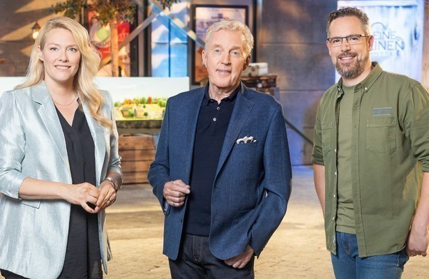 Joyce van Diepen, Andre van Duin en Evan Daes in De Grote Kleine Treinencompetitie