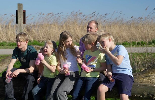 De familie Blom in Een Huis Vol
