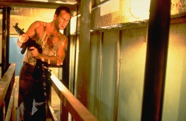 Bruce Willis in Die Hard