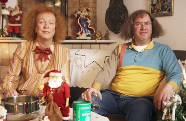 Dennis van de Ven en Jeroen van Koningsbrugge als Ria en Fred in Draadstaal