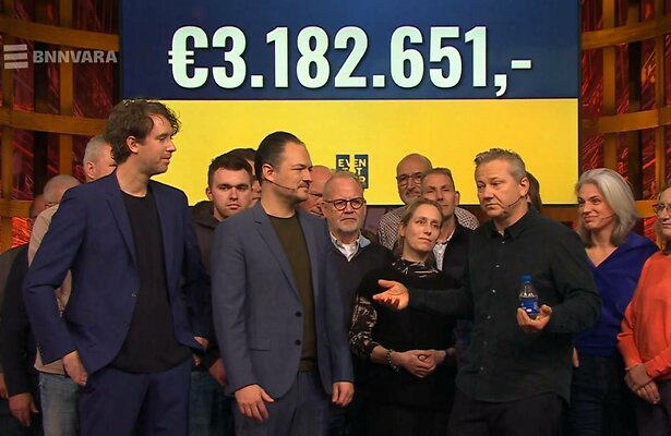 Even Tot Hier haalt groot geldbedrag op voor Oekraïne.