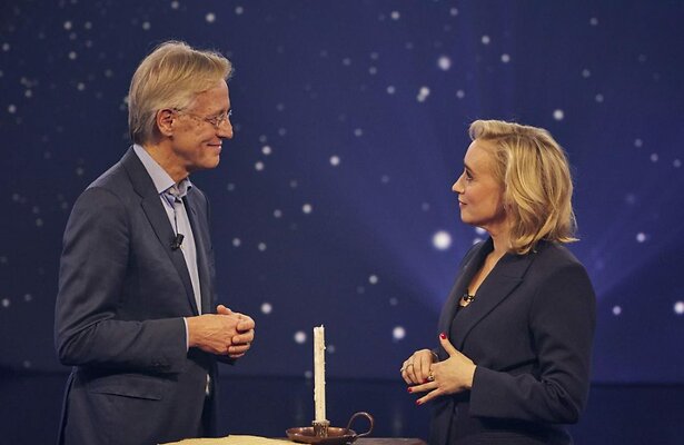 Robbert Dijkgraaf en Eva Jinek