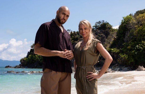 Edson da Graça en Nicolette Kluijver voor Expeditie Robinson