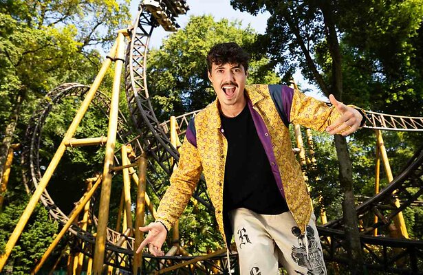 Niek Roozen voor Extreme Karaoke