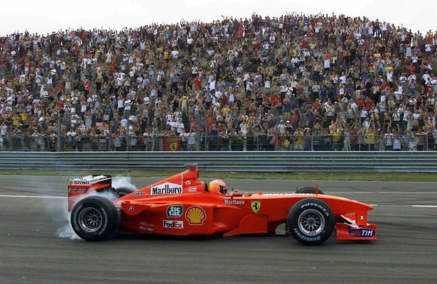Michael Schumacher op Zandvoort