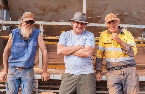 Frank Lammers en team voor Frank Gaat voor Goud