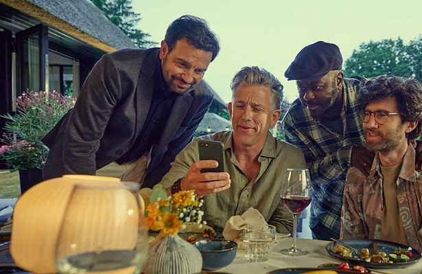 Jeroen Spitzenberger, Waldemar Torenstra, André Dongelmans en Benja Bruijning