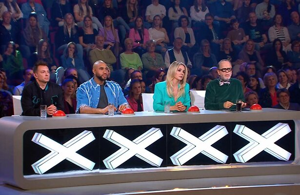 Dan Karaty, Edson da Graça, Chantal Janzen en Marc-Marie Huijbregts