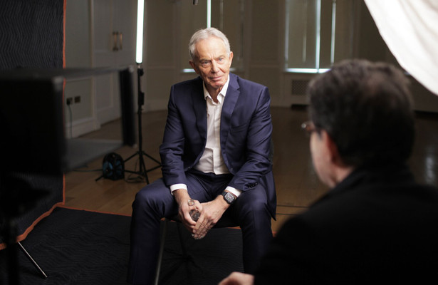 Tony Blair in Het Verhaal van Tony Blair