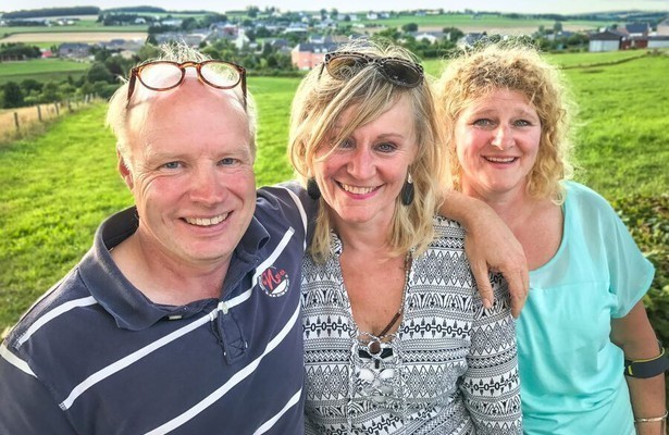 Patrick, Judith en Ilona in Ik Vertrek
