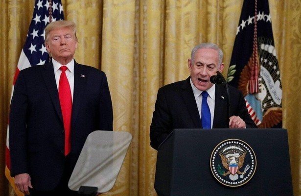 Donald Trump en Benjamin Netanyahu