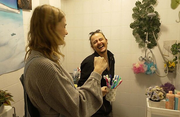 Emma Wortelboer & Masker in Je Zal het Maar Hebben