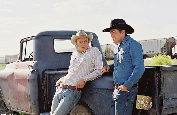 Heath Ledger en Jake Gyllenhaal in Brokeback Mountain