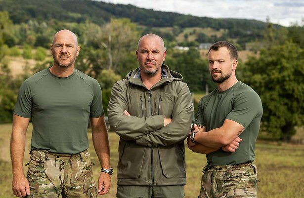 Ray Klaassens, Jeroen van Koningsbrugge en Dai Carter 