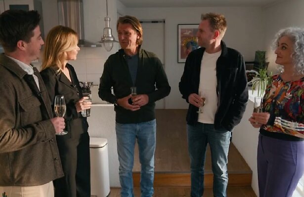 Hugo Kennis, Froukje de Both, Piet Hellemans, Tom Groot en Zamarra