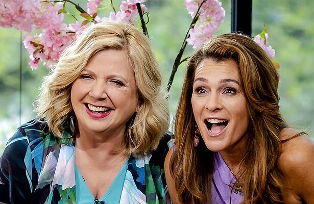 Loretta Schrijver en Quinty Trustfull bij Koffietijd