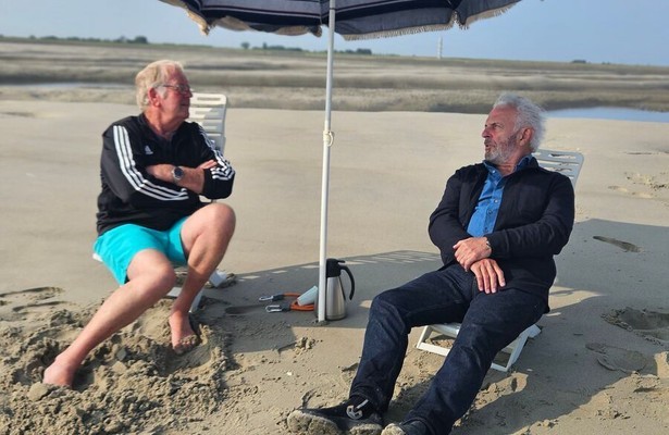 Huub Stapel voor Langs de Schelde