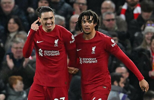 Darwin Nunez & Trent Alexander-Arnold van Liverpool