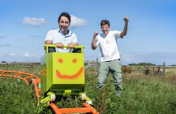 Mark Baanders en Filemon Wesselink voor Made in China