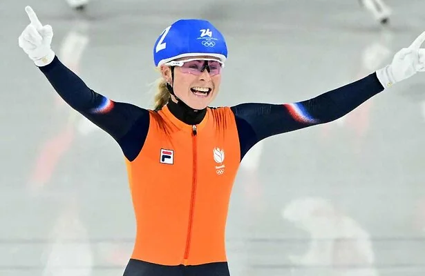 Marijke Groenewoud na de massastart