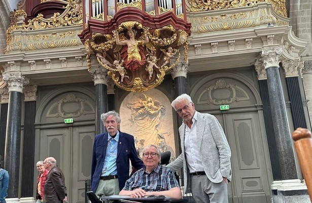 Jan Slagter met Gundolf voor MAX Maakt Mogelijk