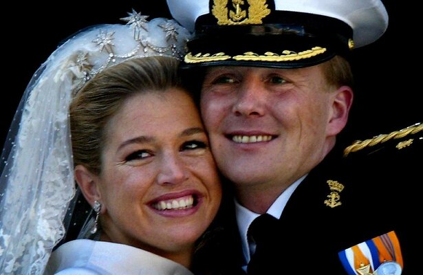 Willem-Alexander en Máxima in 2002
