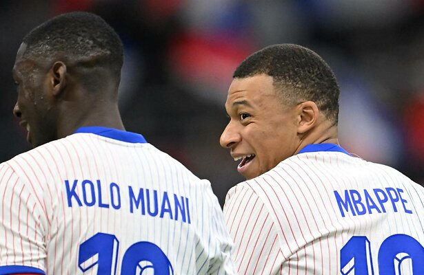 Randal Kolo Muani en Kylian Mbappé
