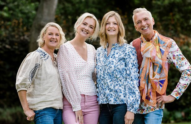 De familie Meiland ontvangt in hun pension bekende gasten. 