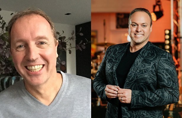 Edwin Evers en Frans Bauer