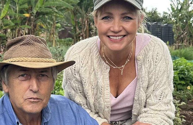 Yvon Jaspers en boer Wim in Onze Boerderij Internationaal