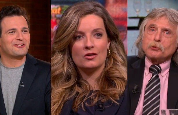 Rob Goossens, Merel Ek en Johan Derksen