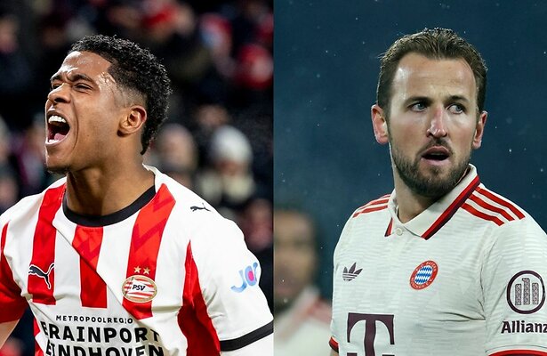 Ryan Flamingo (PSV) & Harry Kane (Bayern München)