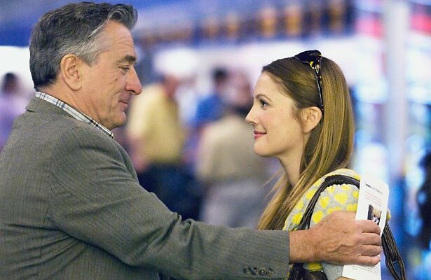 Robert De Niro en Drew Barrymore in Everybody's Fine