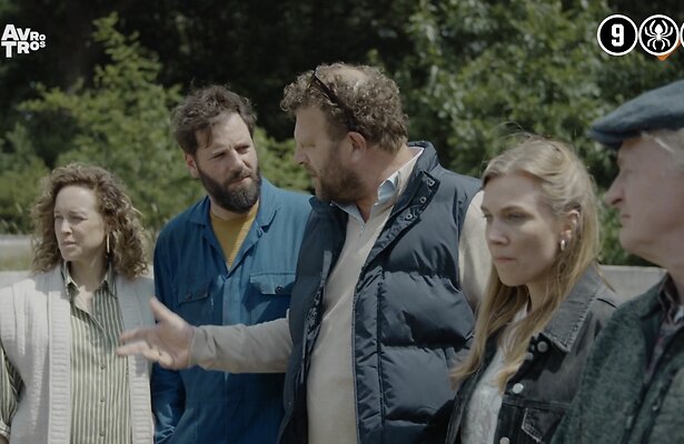 Een deel van de cast van Woeste grond