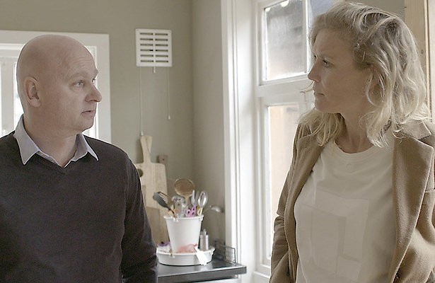 Sophie Hilbrand bezig met talkshow