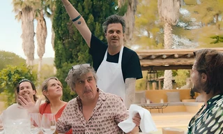 Sergio over de grens