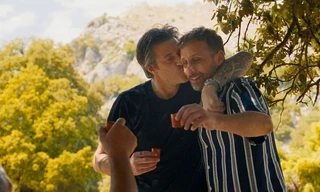 Sergio over de grens