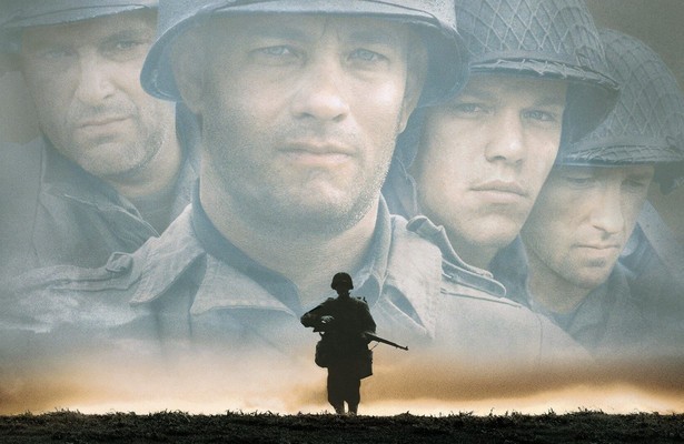 Tom Hanks en Matt Damon voor Saving Private Ryan