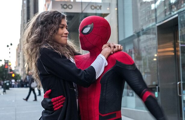 Tom Holland en Zendaya in Spider-Man: Far From Home