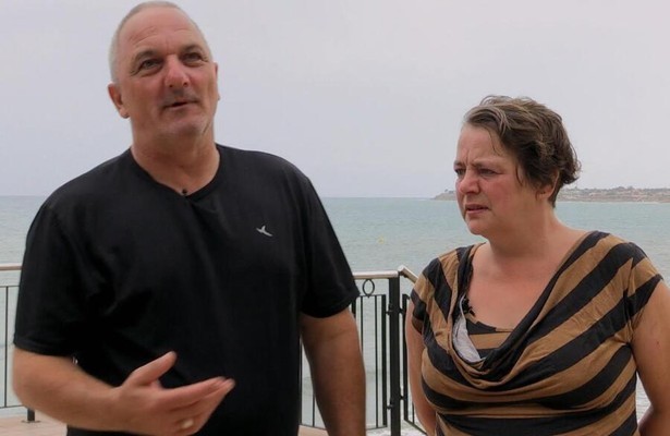 Miranda en Mario Spaanbroek in Steenrijk, Straatarm