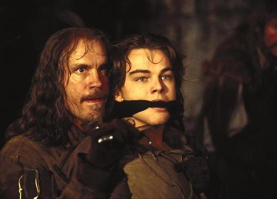 Leonardo DiCaprio tegen Leonardo DiCaprio in The Man in the Iron Mask