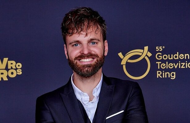 Tim Hofman tijdens het Gouden Televizier-Ring Gala in 2020